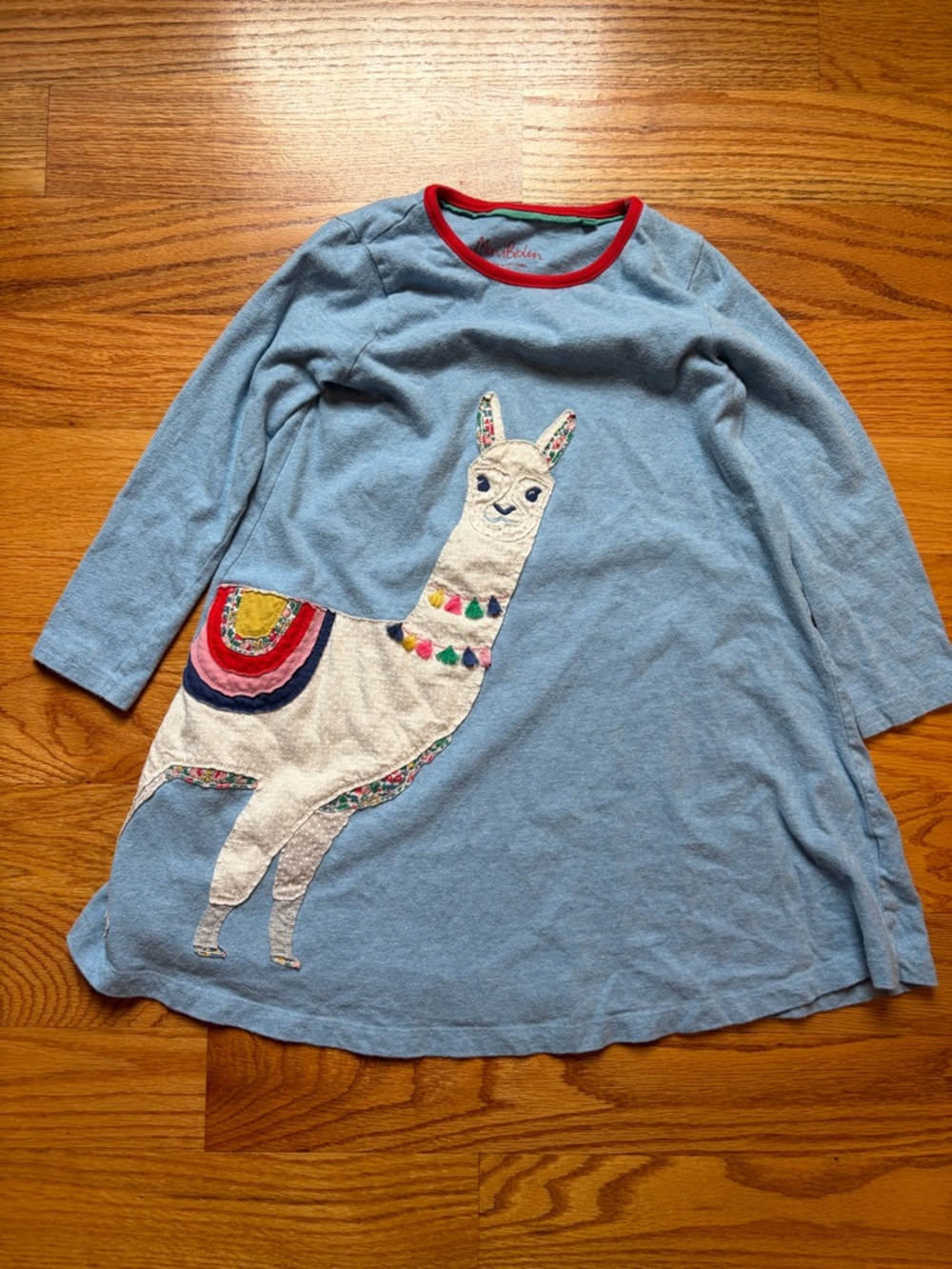 Mini Boden alpaca dress size 6-7 years